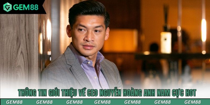 Thông tin giới thiệu về CEO Nguyễn Hoàng Anh Nam cực hot